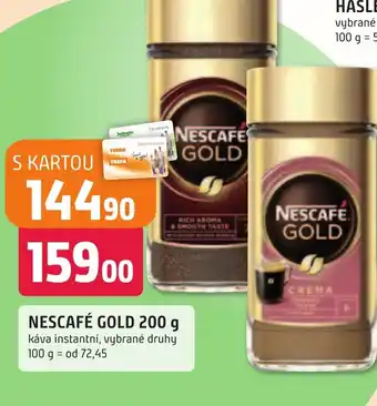 Trefa NESCAFÉ GOLD 200 g nabídka