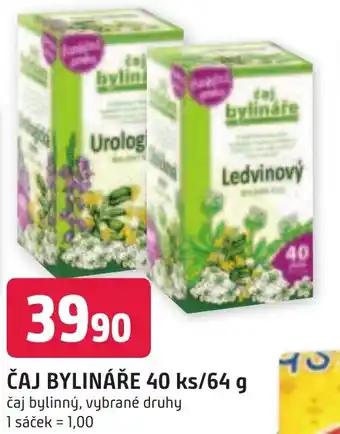 Trefa ČAJ BYLINÁŘE 40 ks/64 g nabídka