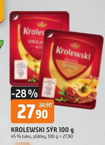 Trefa KROLEWSKI SÝR 100 g nabídka