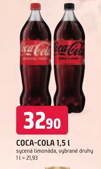Trefa COCA-COLA 1,5 l nabídka