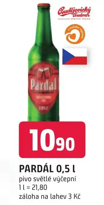 Trefa PARDÁL 0,5 L nabídka