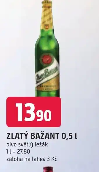 Trefa ZLATÝ BAŽANT 0,5 L nabídka