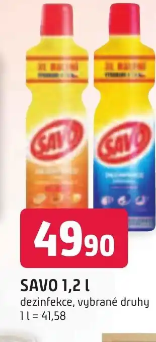 Trefa SAVO 1,2 L nabídka