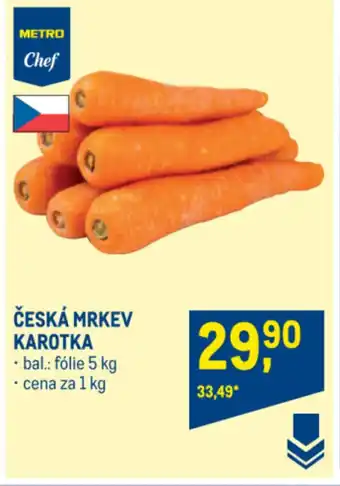 Makro ČESKÁ MRKEV KAROTKA nabídka