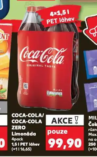Kaufland Coca cola, coca cola zero nabídka