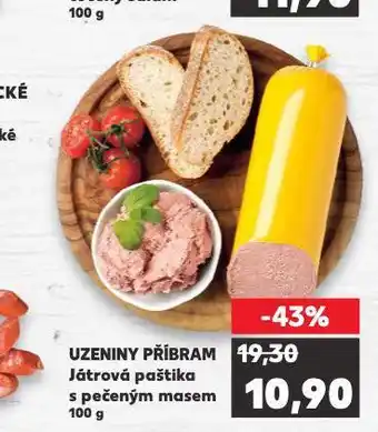Kaufland Játrová paštika s pečeným masem nabídka