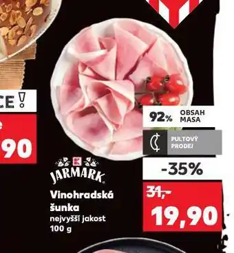 Kaufland Vinohradská šunka nabídka