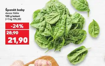 Kaufland Špenát baby nabídka