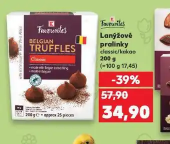 Kaufland Lanýžové pralinky nabídka