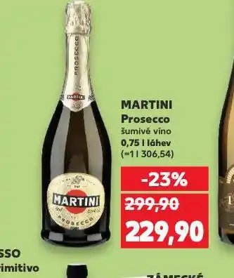 Kaufland Martini prosecco nabídka