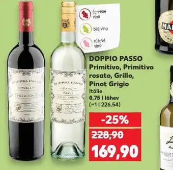 Kaufland Doppio passo pinot grigio nabídka
