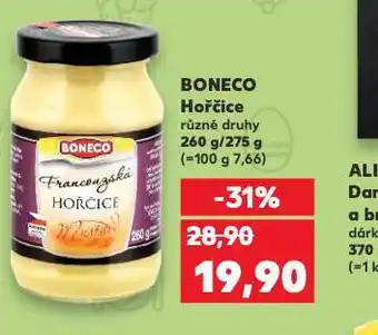 Kaufland Boneco hořčice nabídka