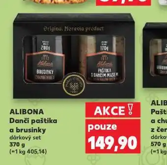 Kaufland Alibona dančí paštika a brusinky nabídka