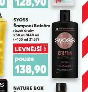 Kaufland Syoss šampon / balzám nabídka