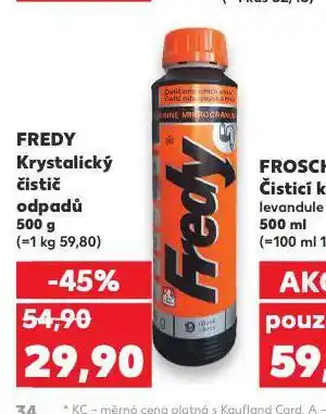 Kaufland Fredy krystalický čistič odpadů nabídka