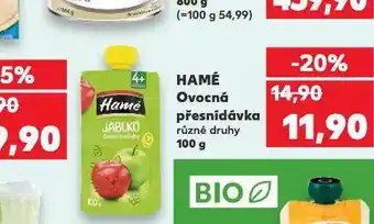 Kaufland Hamé ovocná přesnídávka nabídka