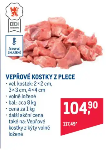 Makro VEPŘOVÉ KOSTKY Z PLECE nabídka
