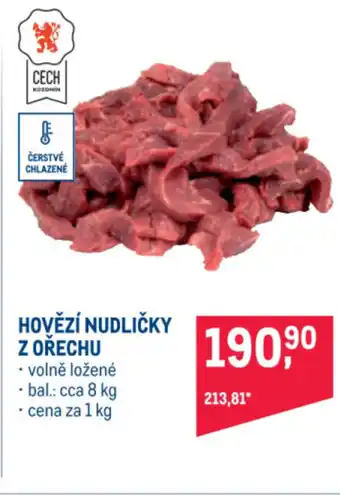 Makro HOVĚZÍ NUDLIČKY Z OŘECHU nabídka