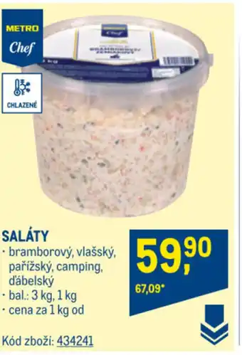 Makro SALÁTY nabídka