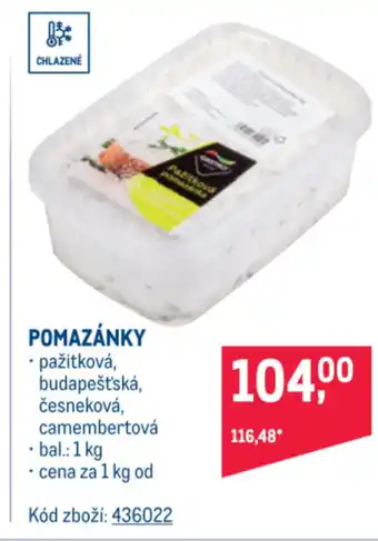 Makro POMAZÁNKY nabídka