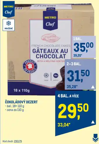 Makro ČOKOLÁDOVÝ DEZERT nabídka