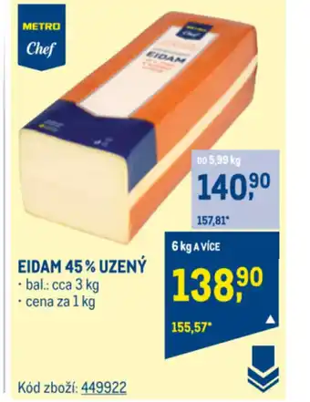 Makro EIDAM 45% UZENÝ nabídka