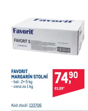Makro FAVORIT MARGARÍN STOLNÍ nabídka