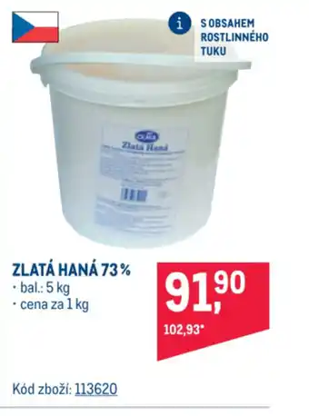 Makro ZLATÁ HANÁ 73% nabídka