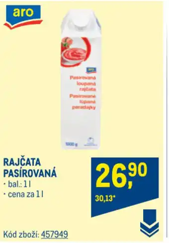 Makro RAJČATA PASÍROVANÁ nabídka