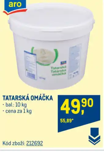 Makro TATARSKÁ OMÁČKA nabídka
