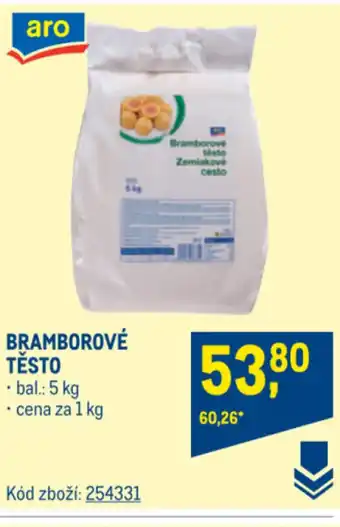 Makro BRAMBOROVÉ TĚSTO nabídka