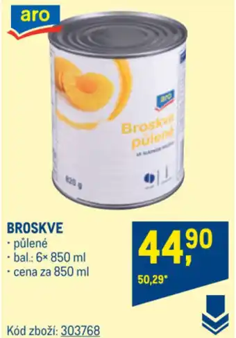 Makro BROSKVE nabídka