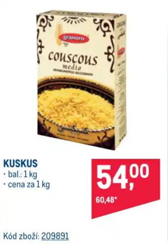 Makro KUSKUS nabídka
