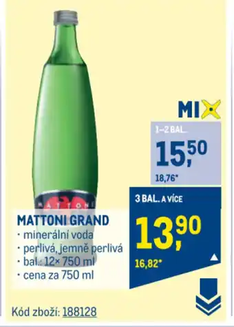 Makro MATTONI GRAND nabídka