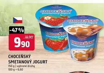Terno CHOCEŇSKÝ SMETANOVÝ JOGURT nabídka