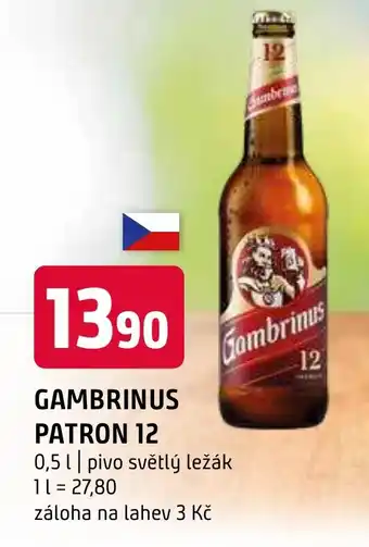 Terno GAMBRINUS PATRON 12 0.5L nabídka