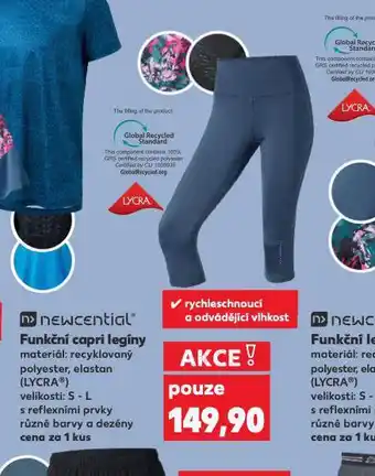 Kaufland Funkční capri legíny nabídka