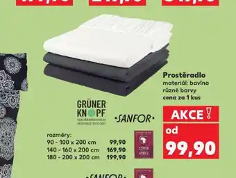 Kaufland Napínací prostěradlo 90-100 x 200 cm nabídka