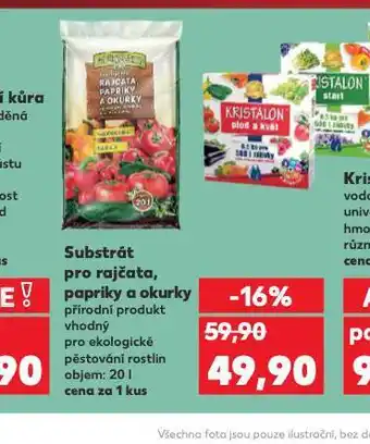 Kaufland Substrát pro rajčata, papriky a okurky nabídka