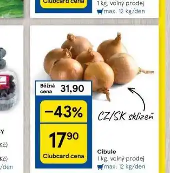 Tesco Cibule nabídka