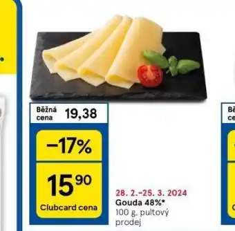 Tesco Gouda 48% nabídka