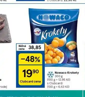 Tesco Nowaco krokety nabídka