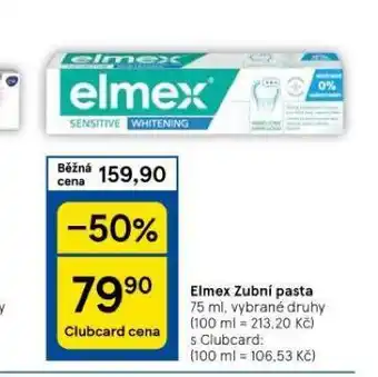 Tesco Elmex zubní pasta nabídka