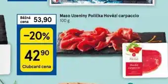 Tesco Hovězí carpaccio nabídka