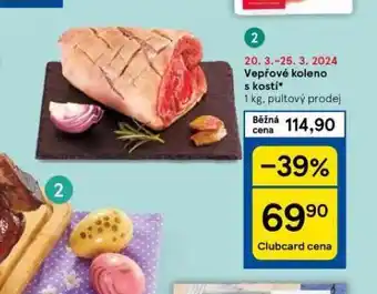 Tesco Vepřové koleno s kostí nabídka