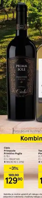 Tesco Cielo primasole primitivo puglia nabídka