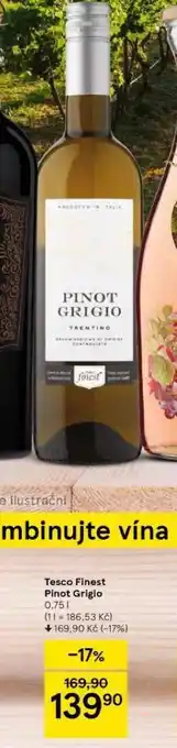 Tesco Tesco finest pinot grigio nabídka