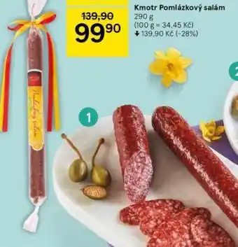 Tesco Kmotr pomlázkový salám nabídka