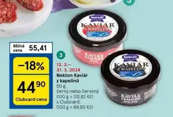 Nekton kaviár z kapelínů
