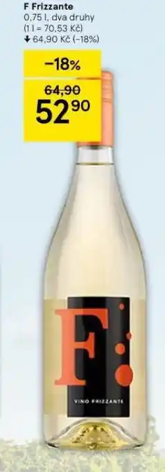 Tesco F frizzante nabídka